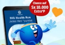 Das PAYBACK BIG Health Run Gewinnspiel ist zurück! Das PAYBACK BIG Health Run Gewinnspiel findet vom 14. Oktober bis 10. November 2024 statt. Spiele in der App und gewinne eCoupons und Extra Punkte.