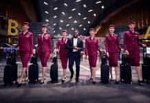 Qatar Airways Sicherheitsvideo: Kevin Hart sorgt für Unterhaltung Ab Dezember 2024 erklärt Kevin Hart humorvoll die Sicherheitsvorschriften im neuen Qatar Airways Video. (c) Qatar AIrways