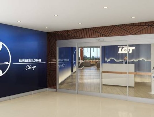 LOT eröffnet erste Business Lounge außerhalb Polens LOT Polish Airlines hat hier ihre erste Business Lounge außerhalb Polens eröffnet, und zwar im Terminal 5 am Flughafen Chicago O’Hare. (c) LOT Polish Airlines