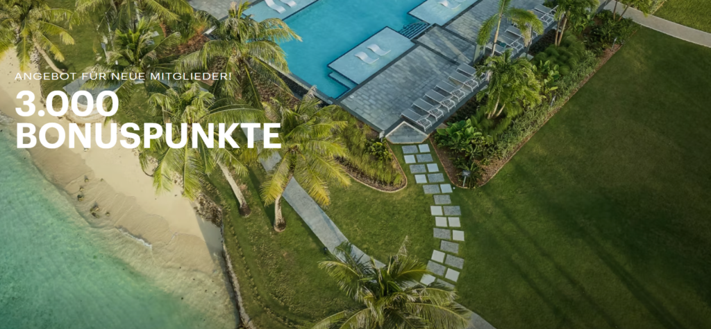 IHG neue Mitglieder erhalten 3.000 Bonuspunkte