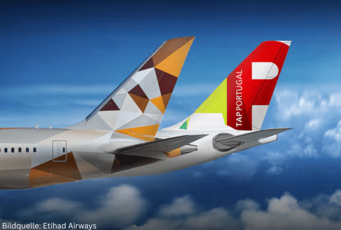 Etihad_TAP_Partnerschaft Mit der neuen Etihad TAP Partnerschaft kannst du jetzt auf beiden Airlines Meilen sammeln und einlösen. So nutzt du das erweiterte Streckennetz optimal.