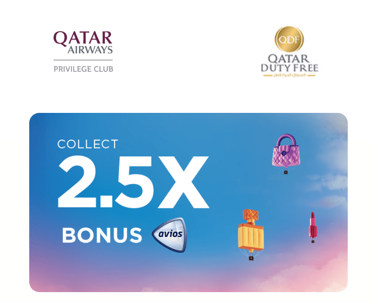 Qatar Duty Free Avios Aktion