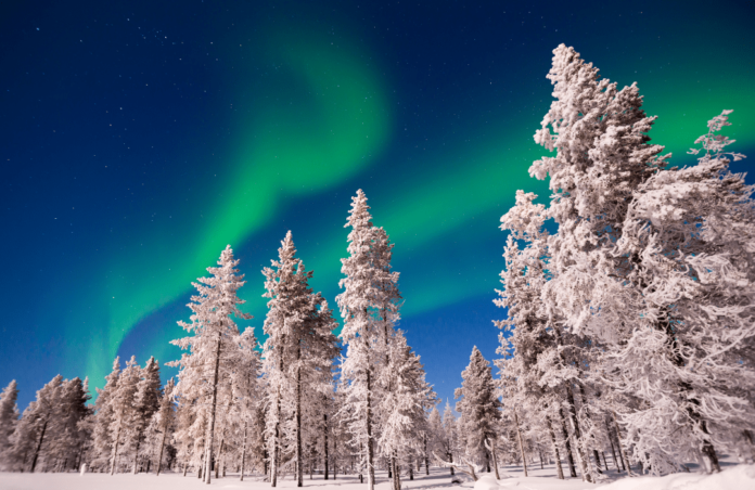 KLM Winterziele wachsen: Neu im Flugplan ist Kittilä in Finnisch-Lappland.