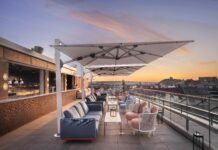 Marriott neue Hotels: Stylische Rooftops in Europa ABOVE Rooftop W Prague, Tschechien. © Marriott International