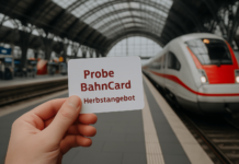 Probe BahnCard Angebot: Günstig testen und sparen Probe BahnCard Angebot bis 30. September sichern – drei Monate bis zu 50 % auf Bahntickets sparen. Günstig testen, flexibel reisen.