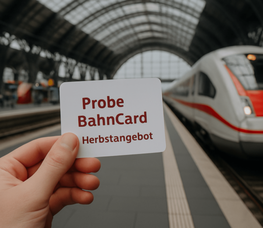 Probe BahnCard Angebot: Günstig testen und sparen Probe BahnCard Angebot bis 30. September sichern – drei Monate bis zu 50 % auf Bahntickets sparen. Günstig testen, flexibel reisen.