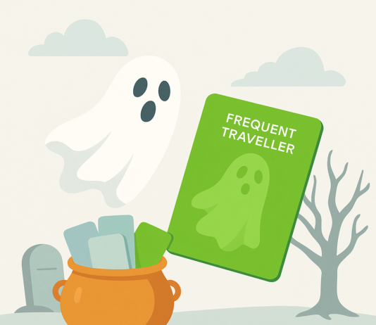 Uptrip Halloween Aktion: Chance auf Frequent Traveller Status Mixe deine Karten und gewinne mit etwas Glück eine Spooky Karte – dein Ticket zum Frequent Traveller Status.