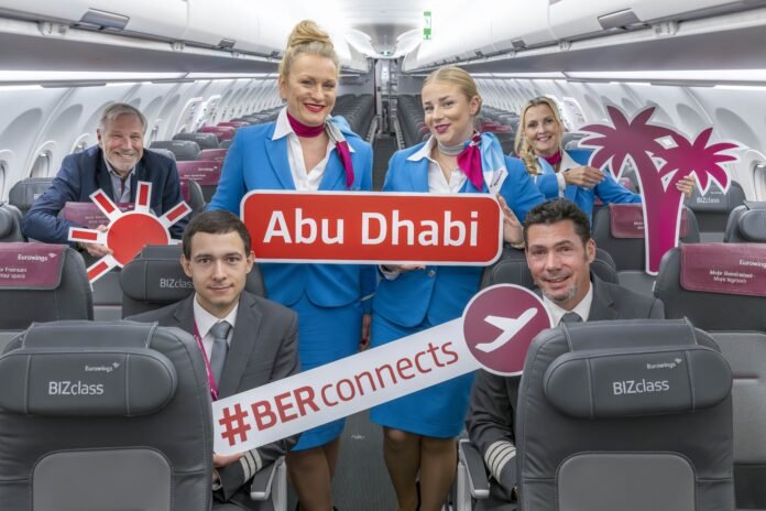 Abu_Dhabi_Eurowings-min Eurowings nach Abu Dhabi ab BER. Neue Direktverbindung dreimal pro Woche plus mehr Flüge nach Dubai und Dschidda im Winterflugplan. © Günter Wicker / Flughafen Berlin Brandenburg GmbH