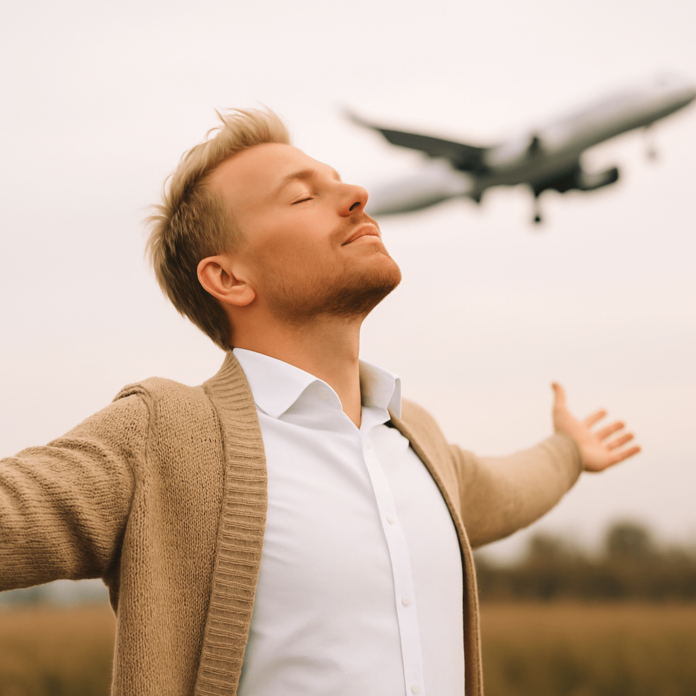 reisender-offene-arme.jpg-min Zusätzliche HON Circle Points auf Flügen bis Jahresende. Gilt für Europa Business und Interkont Business und First.