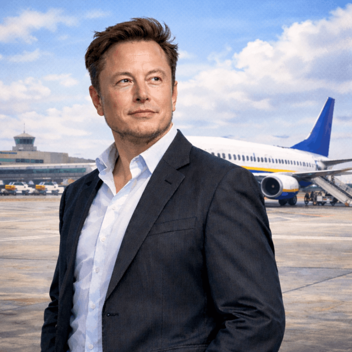 Elon_Musk_Ryanair(1) Was steckt wirklich hinter dem Gerücht? Die wichtigsten Fakten und rechtlichen Hürden im Überblick. KI-generierte Illustration