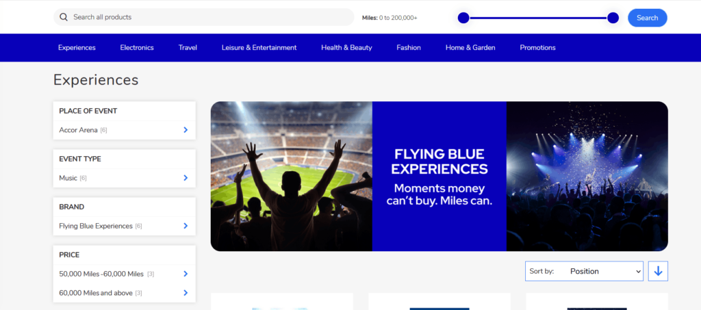 Flying Blue Experiences