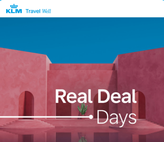 KLM Real Deal Days – reduzierte Preise bei KLM KLM Real Deal Days sind gestartet. Bis Ende Januar gibt es ausgewählte Flugangebote in Economy und Business Class ab Deutschland. Bild: KLM