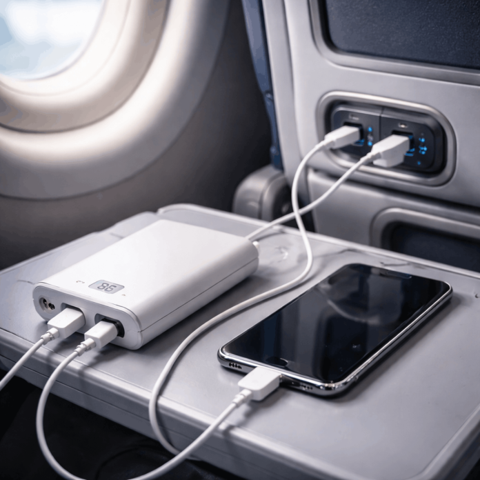 Powerbanks_im_Flugzeug (1) Bei Lufthansa gelten neue Vorschriften für Powerbanks im Flugzeug. Was erlaubt ist und was nicht, erfährst du hier.