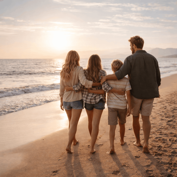 Familien_am_Strand(1) So funktioniert das Iberia Familienkonto und wie bis zu sieben Personen Avios gemeinsam sammeln und flexibel einlösen können