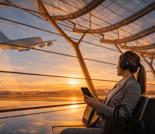 Flughafen Frankfurt testet Auracast-Technologie für Durchsagen Der Flughafen Frankfurt testet Auracast für Gate-Durchsagen. Das Audio kommt direkt auf Hörgeräte, Kopfhörer und Smartphones der Reisenden.