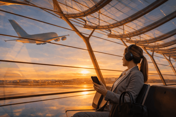 Der Flughafen Frankfurt testet Auracast für Gate-Durchsagen. Das Audio kommt direkt auf Hörgeräte, Kopfhörer und Smartphones der Reisenden.