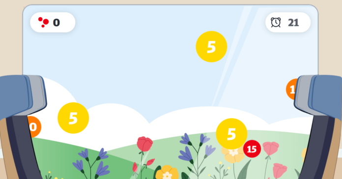 Pünktlich zum Frühling ist das BahnBonus-Spiel Punktefangen in der App zurück.