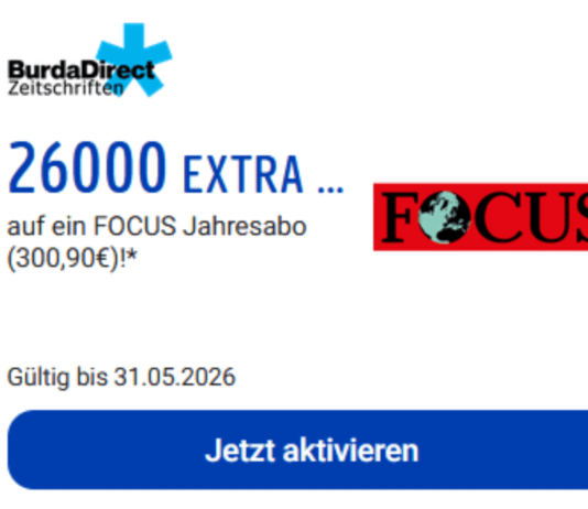 26.000 PAYBACK Punkte mit Focus-Abo – lohnt sich das? Wir zeigen dir, wie der Deal funktioniert und wann er sich wirklich lohnt.