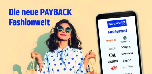 PAYBACK Fashionwelt gestartet Die PAYBACK Fashionwelt ist gestartet. Über 200 Marken, Coupons und extra Punkte während der Fashion Week bis zum 19. April.