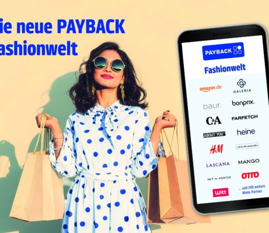 PAYBACK Fashionwelt gestartet Die PAYBACK Fashionwelt ist gestartet. Über 200 Marken, Coupons und extra Punkte während der Fashion Week bis zum 19. April.