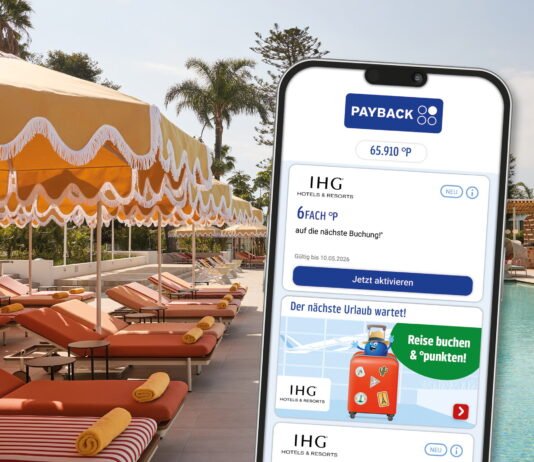 PAYBACK-Punkte jetzt auch bei IHG Hotels sammeln PAYBACK-Punkte bei IHG lassen sich jetzt direkt bei Hotelbuchungen sammeln. So funktioniert die neue Partnerschaft.