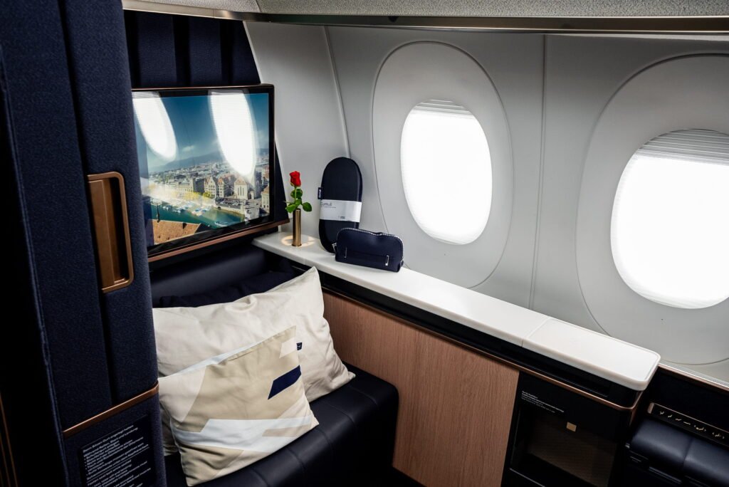 Die Lufthansa Allegris First Class Suite wurde mit dem Red Dot Award 2026 ausgezeichnet.