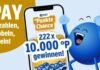 PAYBACK PAY „Punktechance“ mit 222 Mal 10.000 Punkten Bei jeder PAY-Zahlung gibt es im Juni ein digitales Los mit Extra-Punkten.