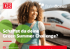 BahnBonus Green Summer Challenge gestartet Die BahnBonus Green Summer Challenge belohnt ausgewählte Teilnehmer mit zusätzlichen Prämienpunkten. Bildquelle: BahnBonus