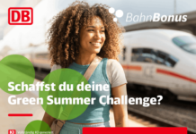 BahnBonus Green Summer Challenge gestartet Die BahnBonus Green Summer Challenge belohnt ausgewählte Teilnehmer mit zusätzlichen Prämienpunkten. Bildquelle: BahnBonus