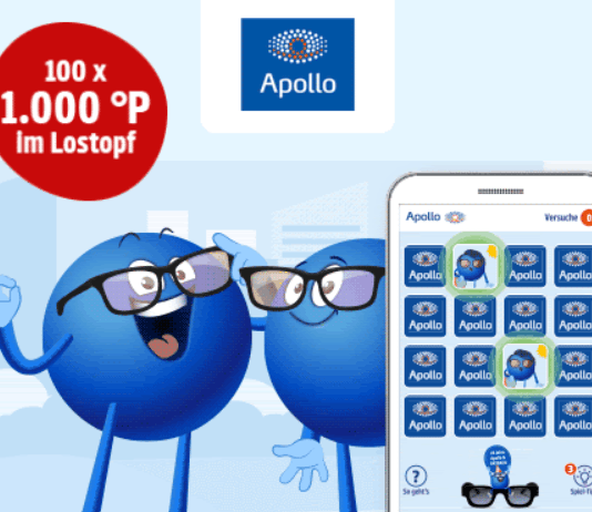 Apollo PAYBACK Gewinnspiel mit Extra-Punkten Gewinne einen Überraschungscoupon und sichere dir die Chance auf 1.000 Extra-Punkte.