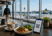 American Express Platinum: Neuer „Lounge on the Go“-Vorteil Sechs 20-Euro-Guthaben für Speisen und Getränke an den Flughäfen Frankfurt und München.
