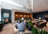 Neue Amex Centurion Lounge am Flughafen Amsterdam Schiphol eröffnet Die neue Lounge verbindet Komfort mit niederländischem Design. Foto: Barbara Kieboom
