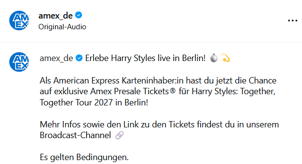 Harry Styles Presale Tickets