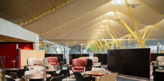 Iberia eröffnet eine neue Premium-Lounge in Madrid Spanische Küche, private Ruhezonen und persönlicher Service erwarten berechtigte Statuskunden. Foto: Iberia