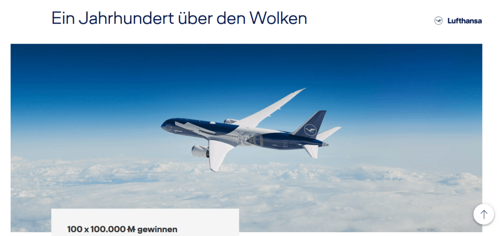 Lufthansa Gewinnspiel