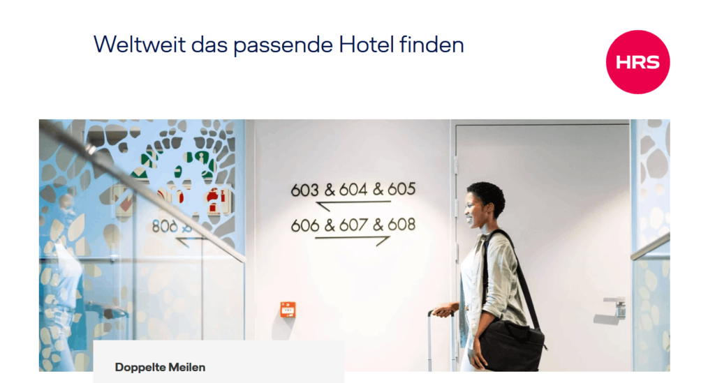 Doppelte Miles & More Meilen bei myHRS im Oktober
