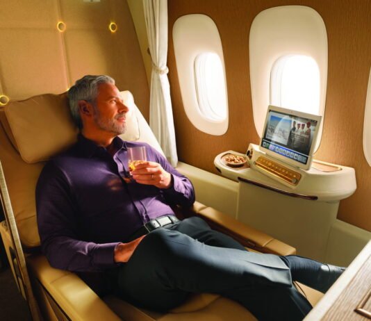Doppelte Emirates Skywards Meilen sammeln nach Helsinki Sichere dir doppelte Meilen im Airbus A350. Bildquelle: Emirates