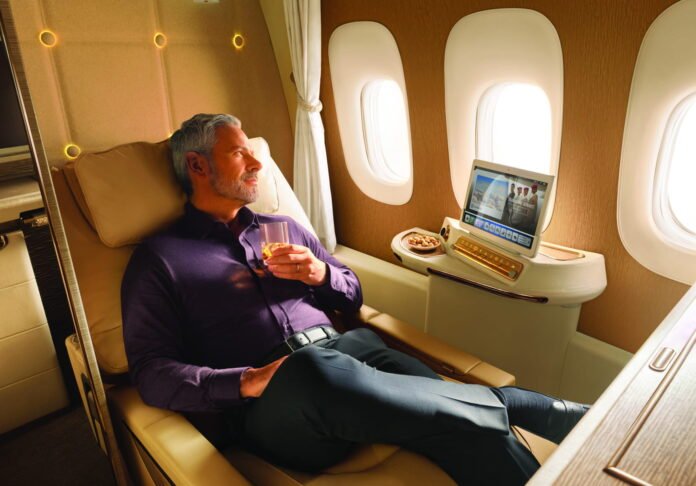 Emirates_Air_Business_Class Sichere dir doppelte Meilen im Airbus A350. Bildquelle: Emirates