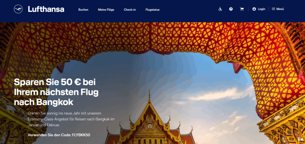 Lufthansa Rabattcode